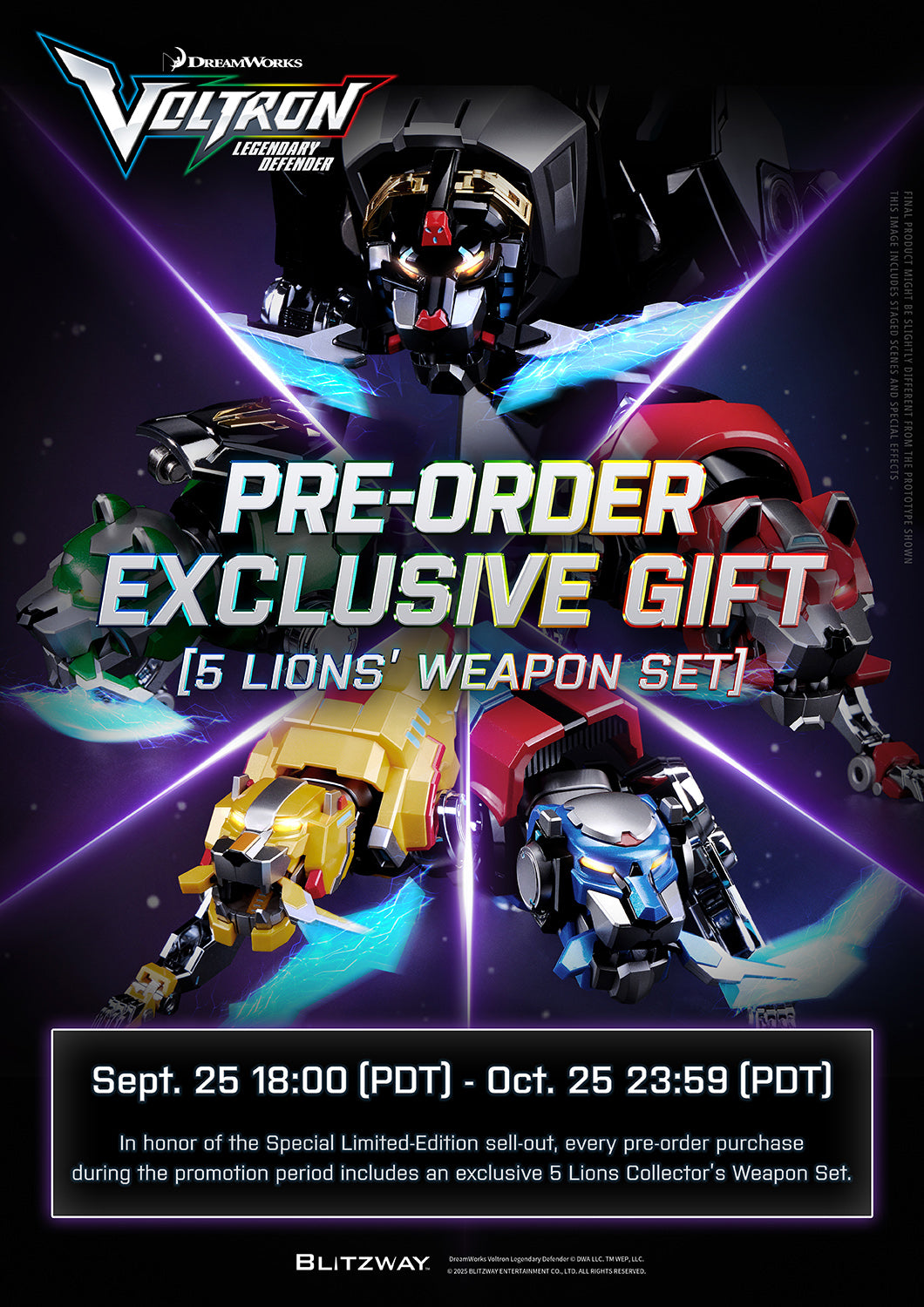 Voltron: Legendary Defender (Exclusive Gift included)