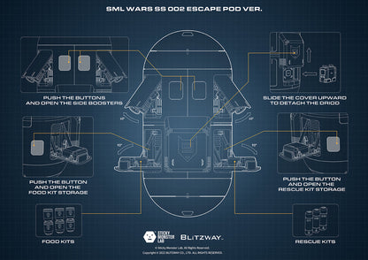 SML WARS SS 002 Escape POD (only Escape POD)