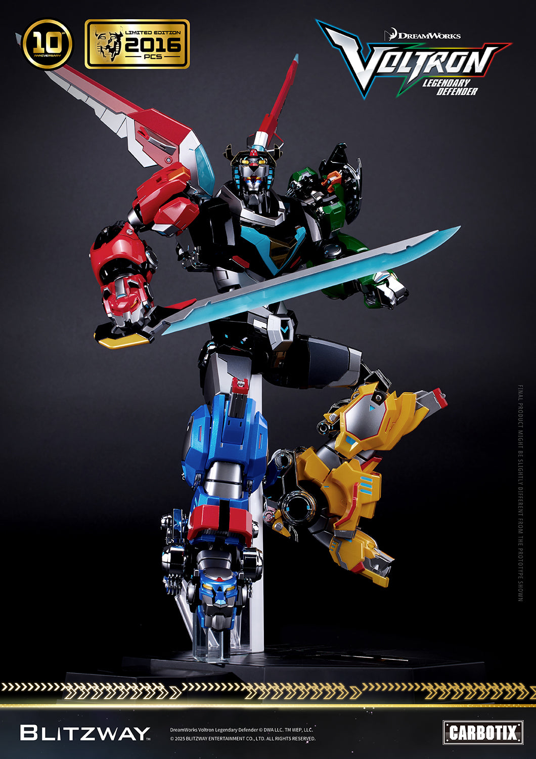 Voltron: Legendary Defender (Limited Edition 2016 pcs)