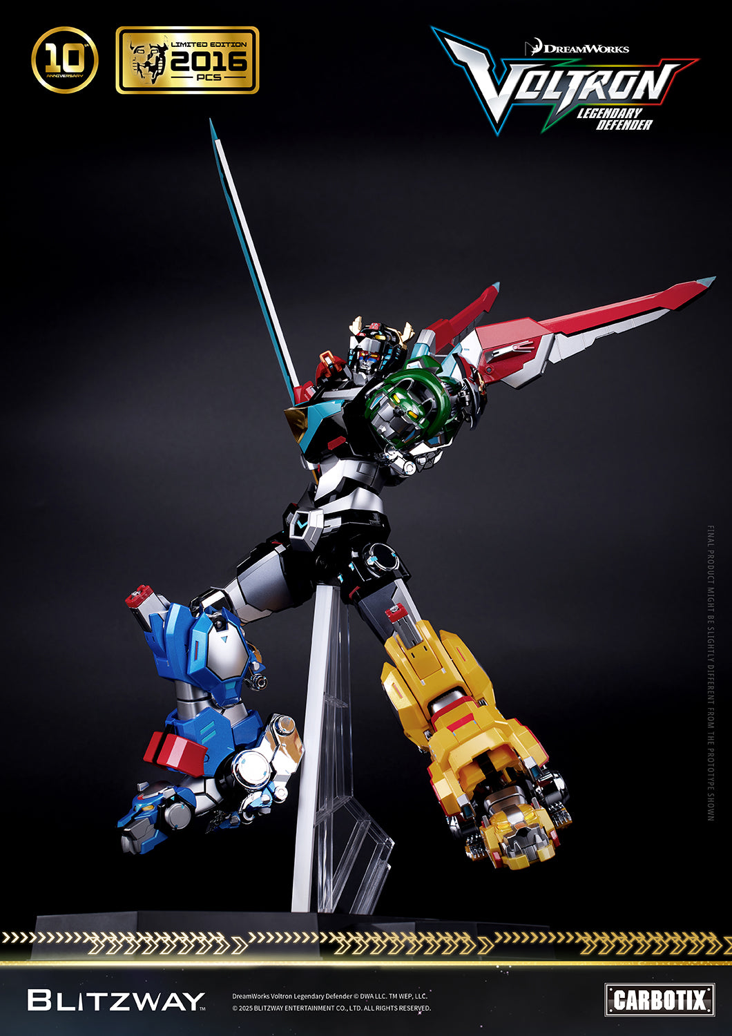 Voltron: Legendary Defender (Limited Edition 2016 pcs)