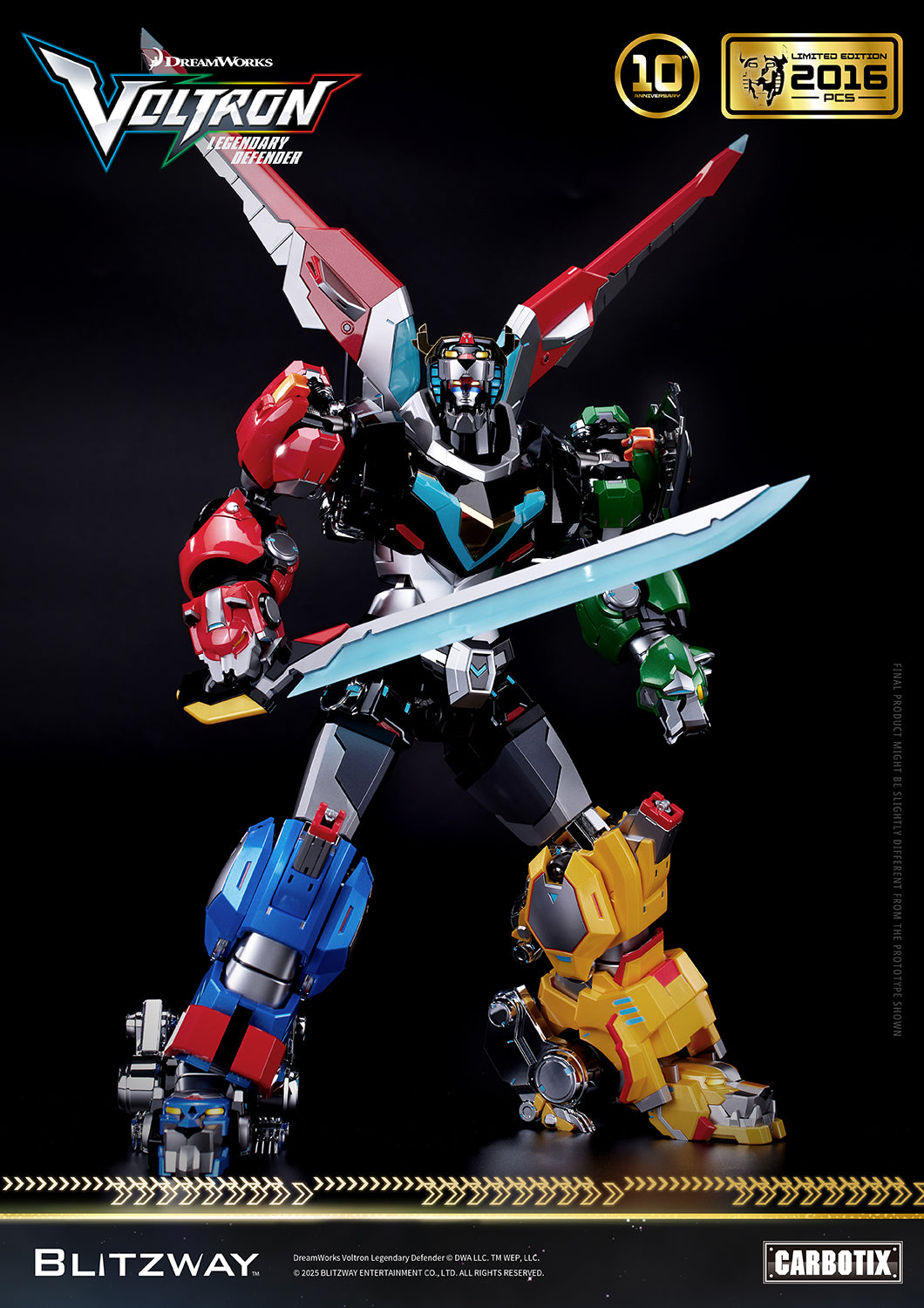 Voltron: Legendary Defender (Limited Edition 2016 pcs)
