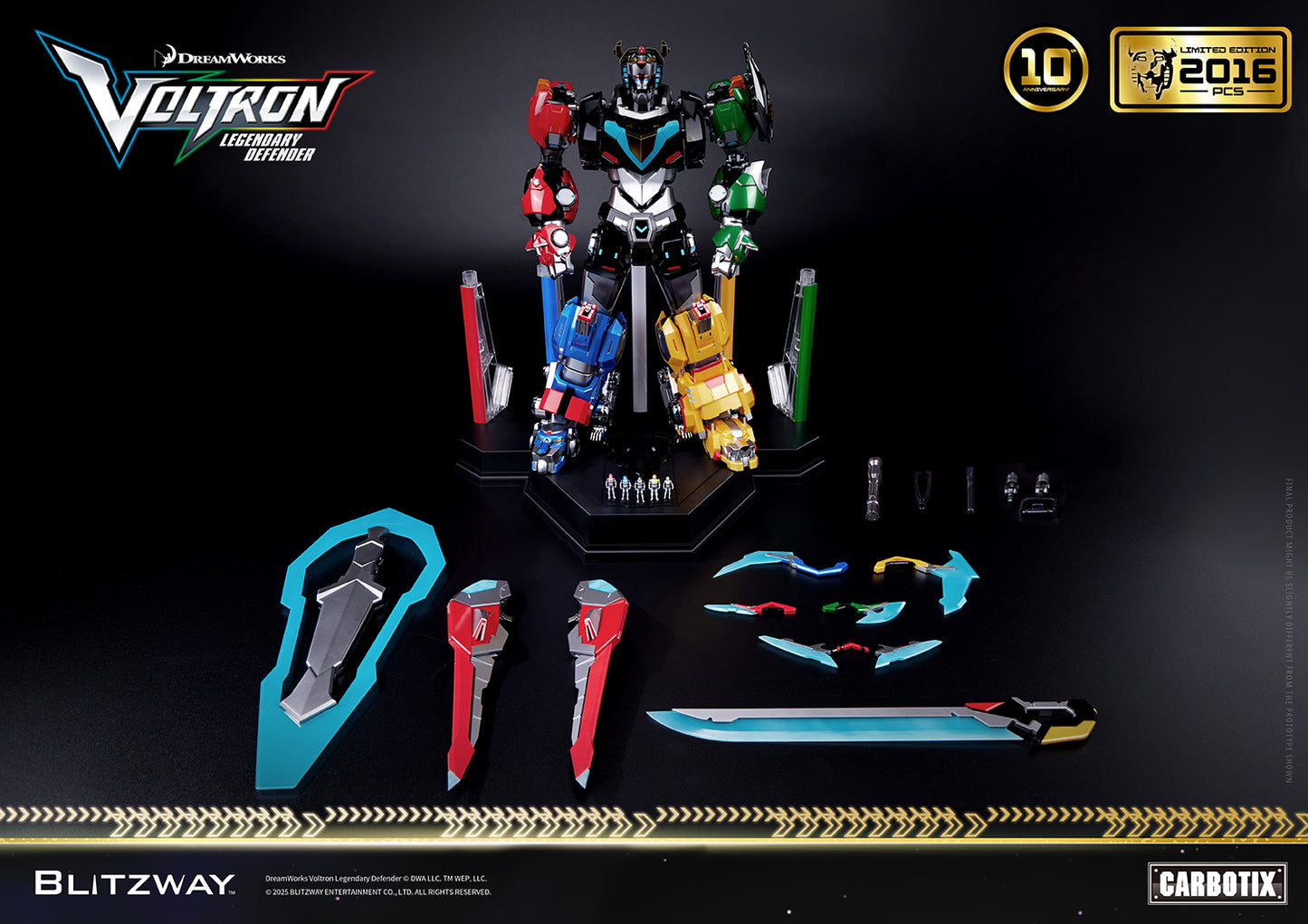 Voltron: Legendary Defender (Limited Edition 2016 pcs)