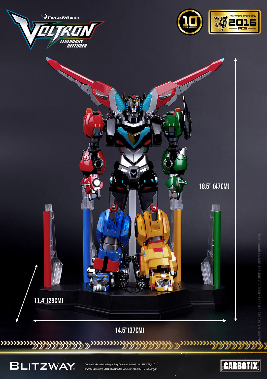 Voltron: Legendary Defender (Limited Edition 2016 pcs)