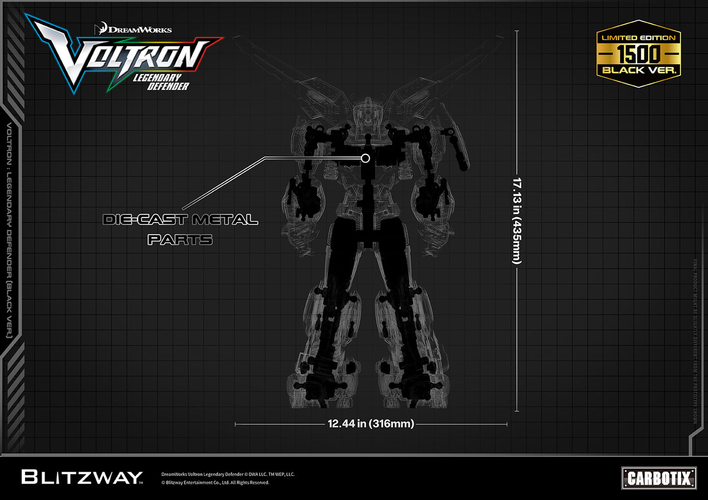 Voltron: Legendary Defender (Black Ver.)